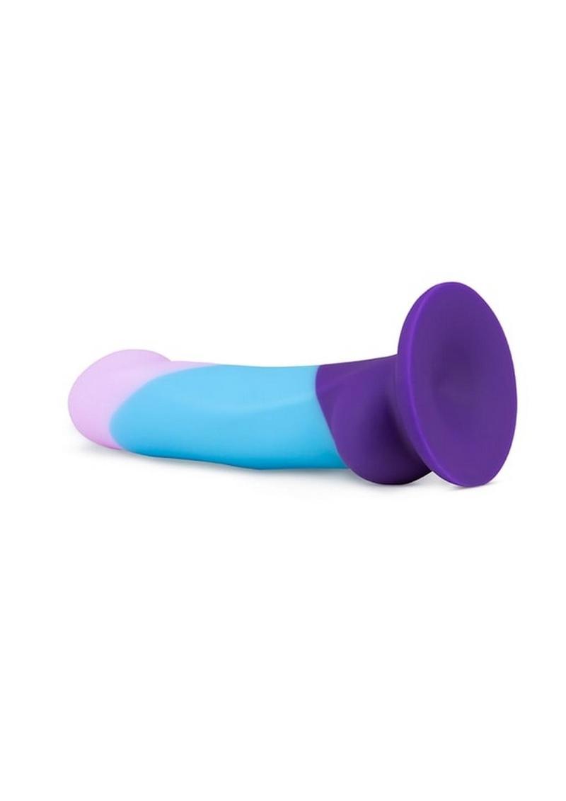 Avant D16 Purple Haze Silicone Dildo - Multicolor - 6.5in