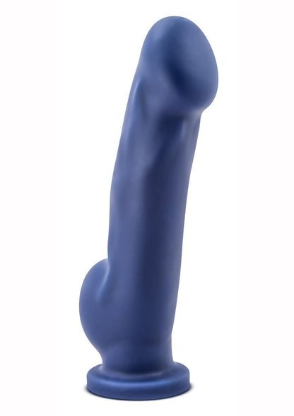 Avant D8 Ergo Silicone Dildo with Suction Cup - Blue/Indigo - 7.5in