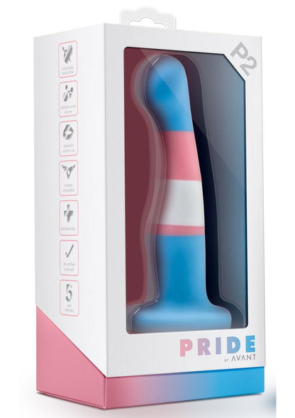 Avant Pride P2 True Blue Silicone Dildo