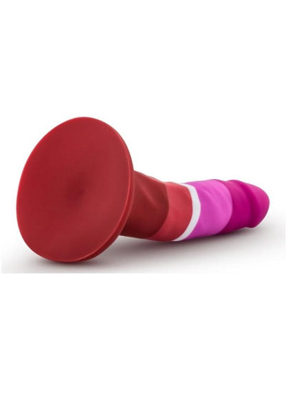 Avant Pride P3 Beauty Silicone Dildo - Multicolor - 6in