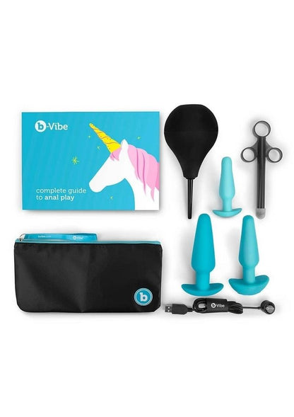 B-Vibe Anal Education Set Rechargeable Silicone Anal Play