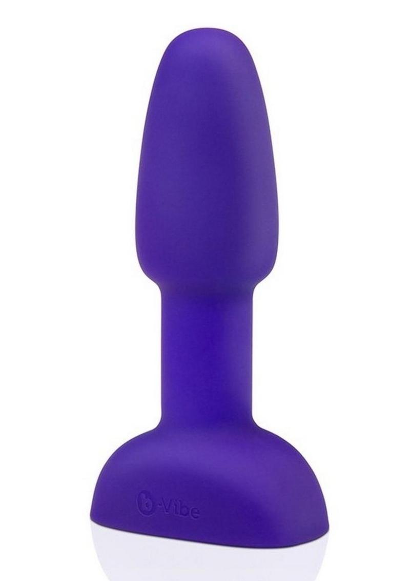 B-Vibe Rimming Petite Rechargeable Silicone Anal Plug with Remote Control