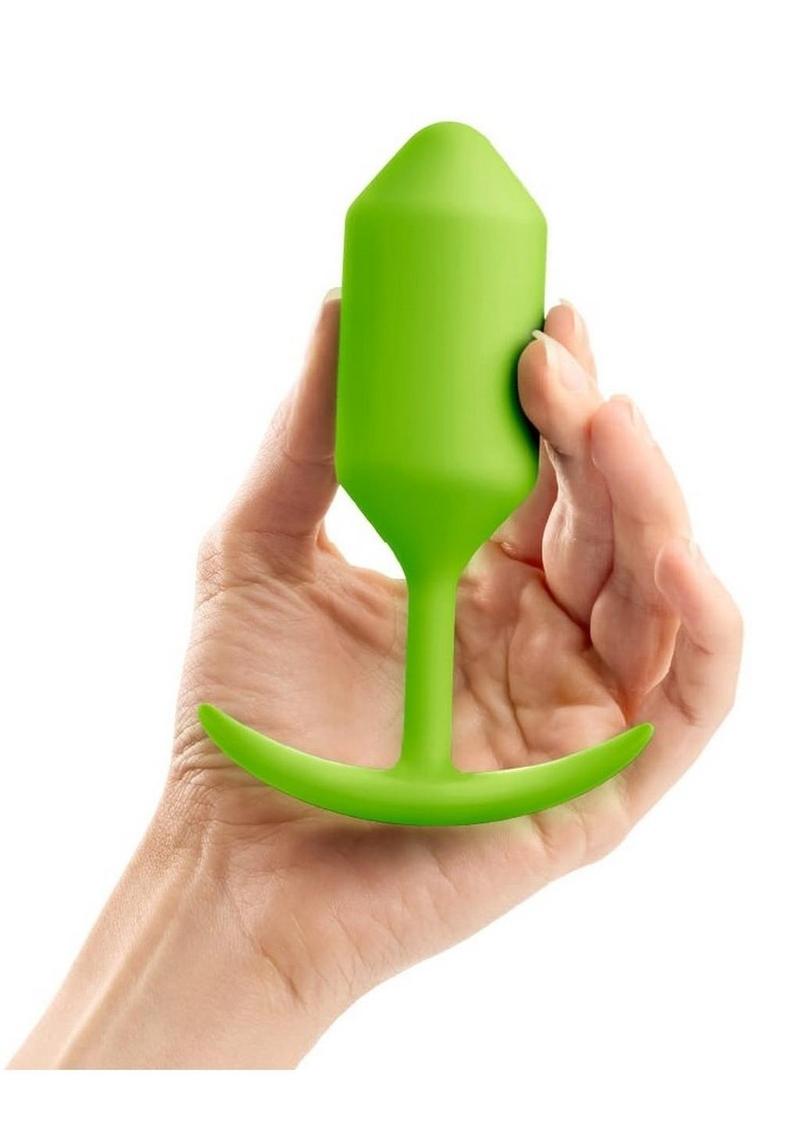 B-Vibe Snug Plug 3 Silicone Weighted Anal Plug