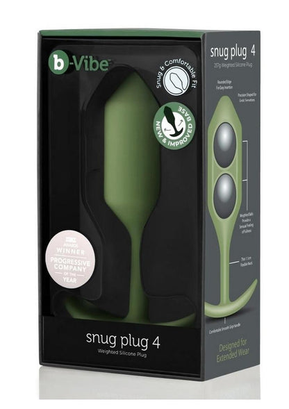 B-Vibe Snug Plug 4 Silicone Weighted Anal Plug