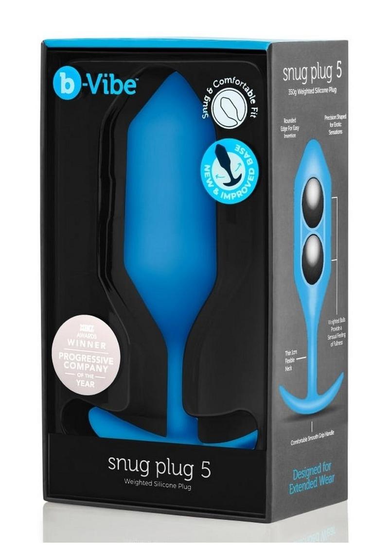 B-Vibe Snug Plug 5 Silicone Weighted Anal Plug