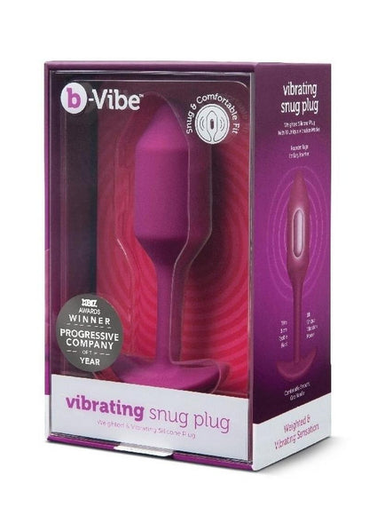 B-Vibe Vibrating Snug Plug 2 Rechargeable Silicone Anal Plug