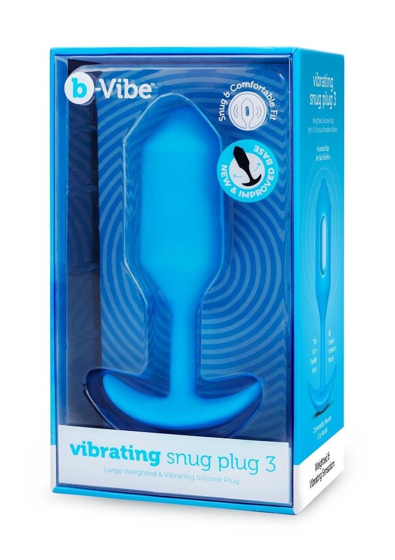 B-Vibe Vibrating Snug Plug Rechargeable Silicone Anal Plug