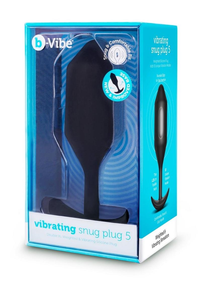 B-Vibe Vibrating Snug Plug Rechargeable Silicone Anal Plug