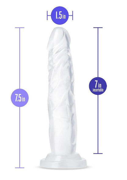 B Yours Diamond Crystal Dildo - Clear - 7.5in