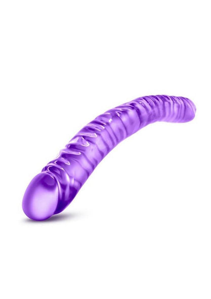 B Yours Double Dildo - Purple - 18in