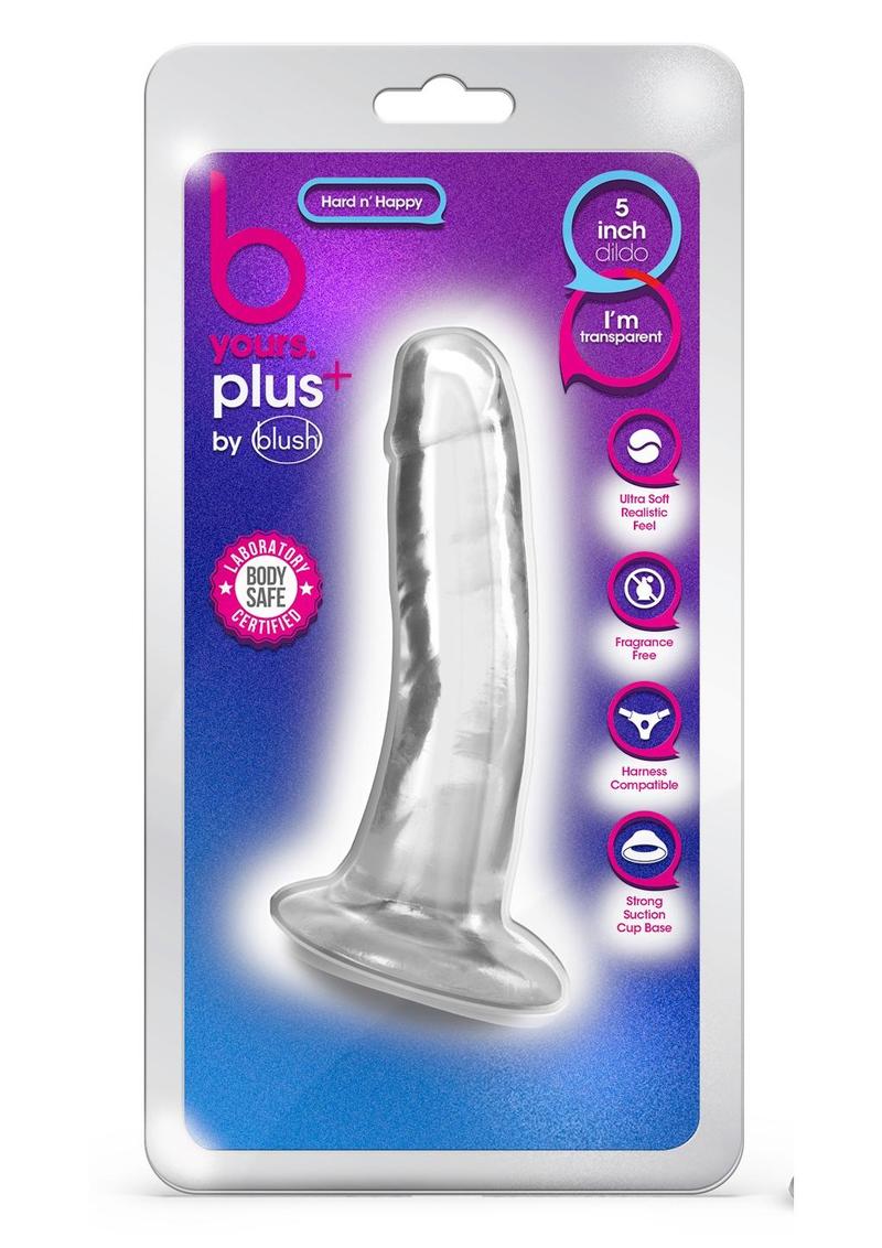 B Yours Plus Hard N' Happy Realistic Dildo