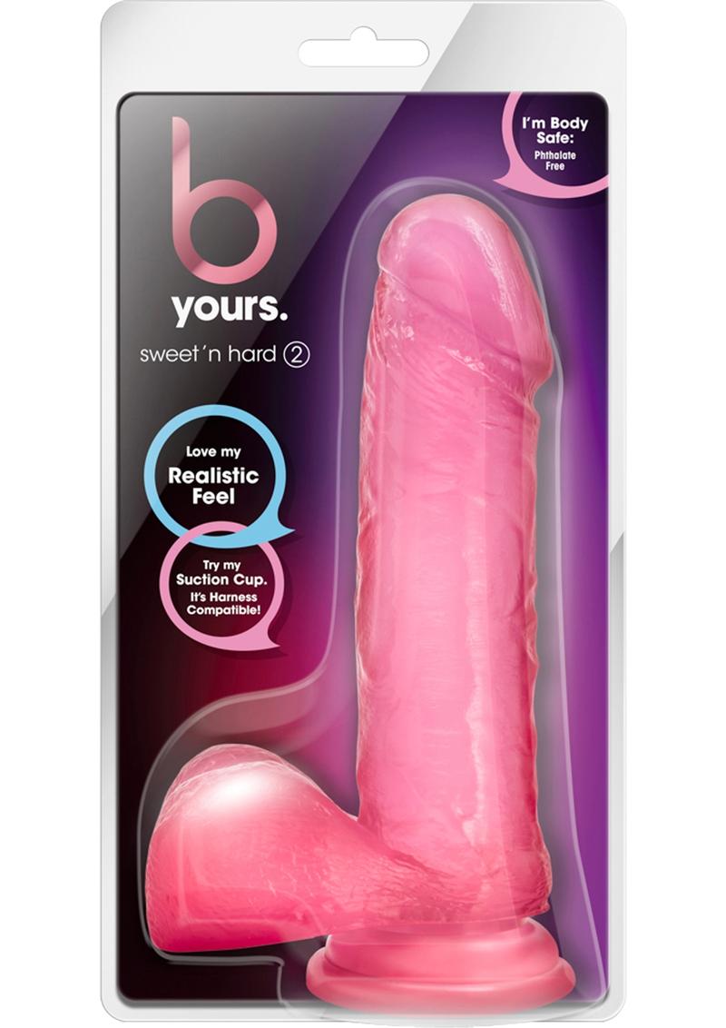 B Yours Sweet N' Hard 2 Dildo with Balls