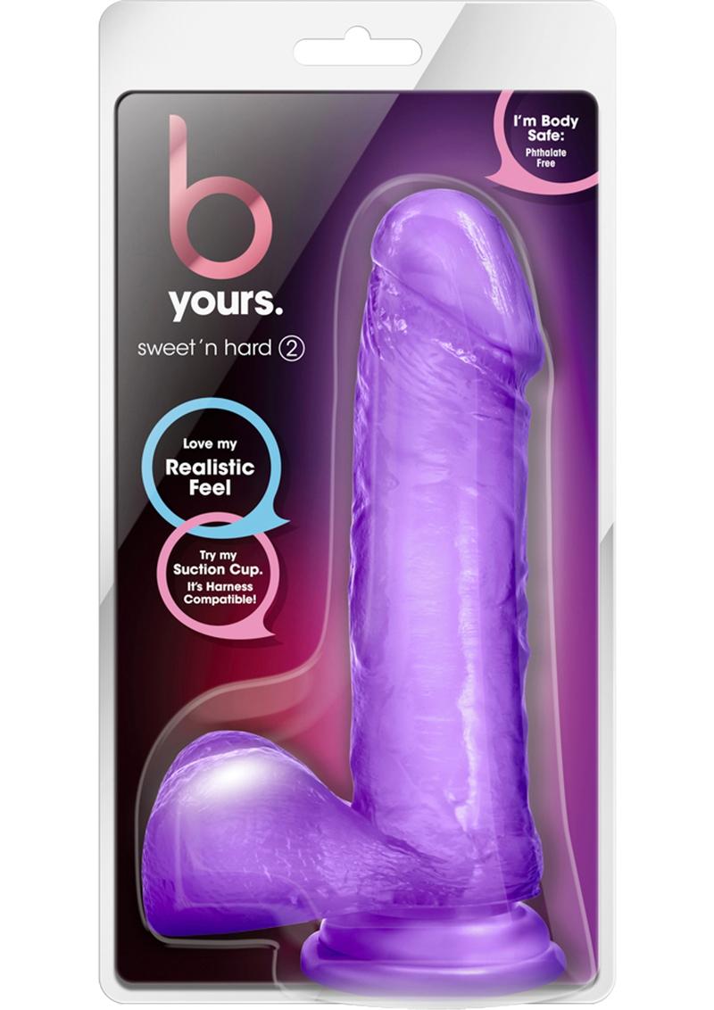 B Yours Sweet N' Hard 2 Dildo with Balls