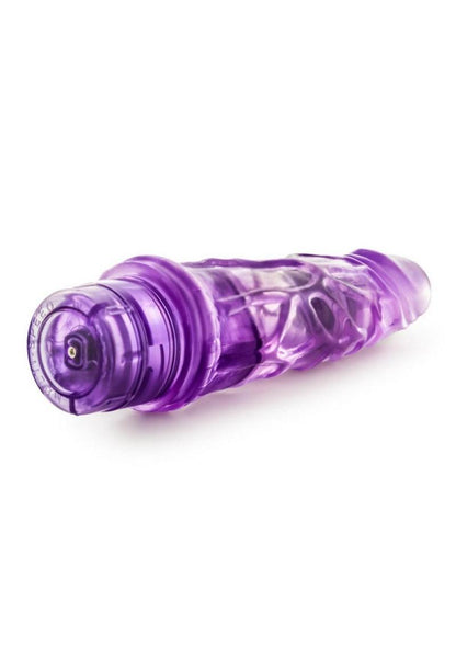 B Yours Vibe 3 Vibrating Dildo - Purple - 7.25in