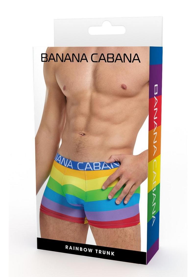 Banana Cabana Trunks - Multicolor/Rainbow - Large/Medium