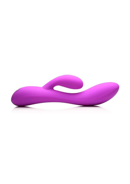 Bang! 10x Flexible Rechargeable Silicone Rabbit - Purple