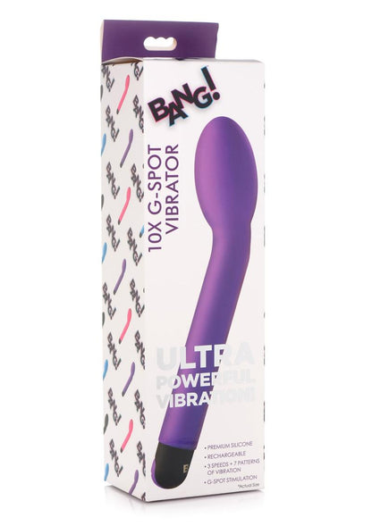 Bang! 10x Rechargeable Silicone G-Spot Vibrator