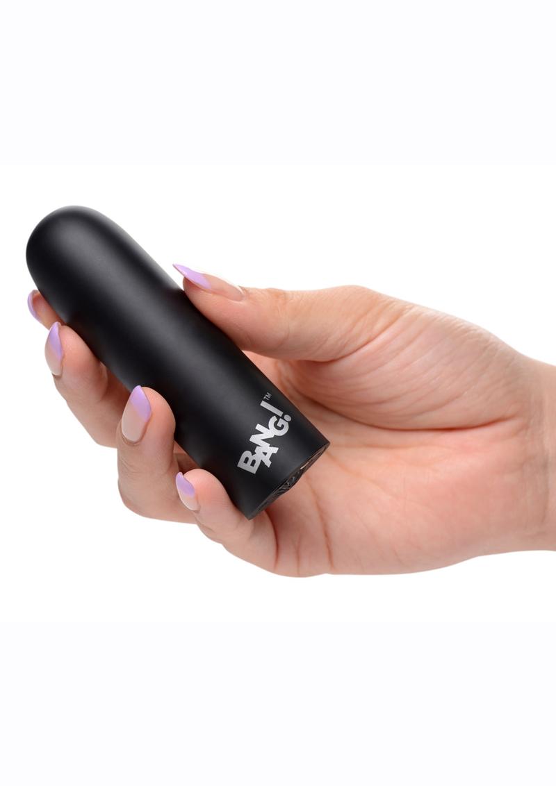 Bang! 10x Rechargeable Vibrating Bullet - Black