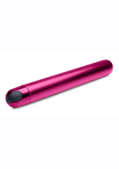 Bang! 10x Slim Metallic Rechargeable Bullet - Pink