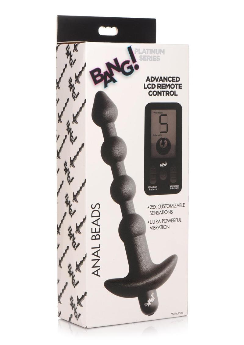 Bang 25x Rechargeable Silicone Anal Beads with Remote Control