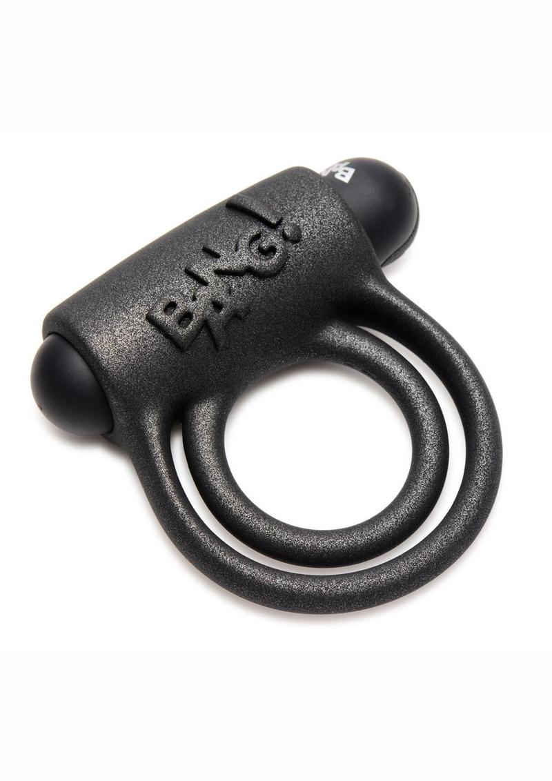 Bang 25x Silicone Cock Ring with Remote Control - Black