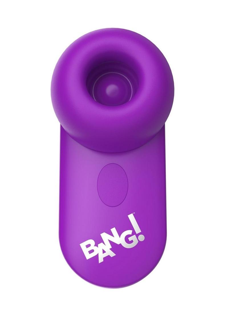 Bang! Mini Clitoral Silicone Rechargeable Stimulator - Purple