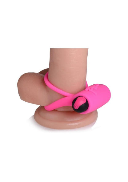 Bang! Silicone Rechargeable Cock Ring and Bullet with Remote Control