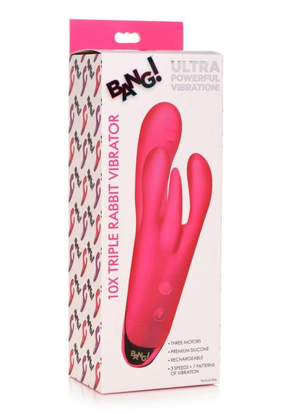 Bang! Triple Rabbit Silicone Vibrator