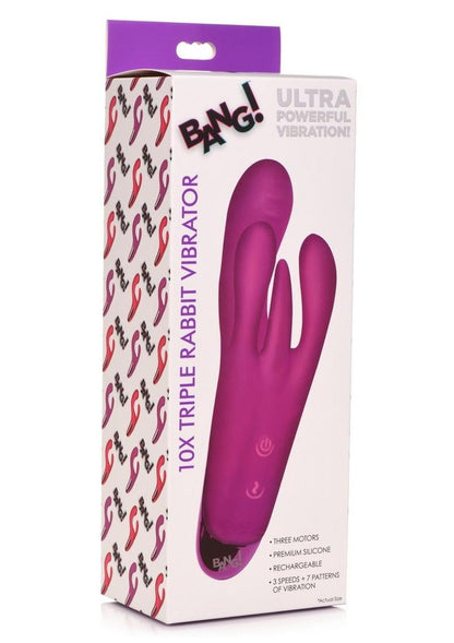 Bang! Triple Rabbit Silicone Vibrator