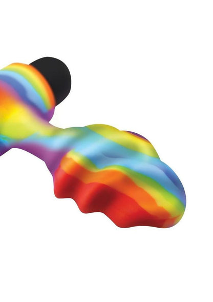 Bang Vibrating Rainbow Butt Plug Silicone Rechargeable