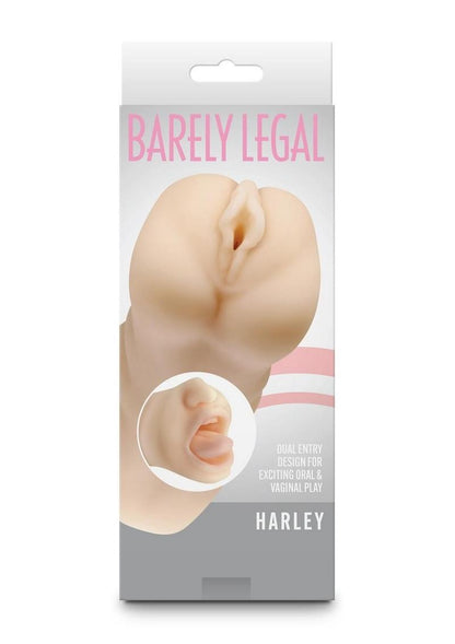 Barely Legal Harley Stroker Dual End Masturbator - Pussy and Mouth