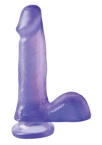 Basix Dong with Suction Cup - Purple - 6in