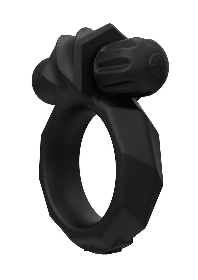 Bathmate Maximus Vibe 45 Rechargeable Silicone Cock Ring - Black