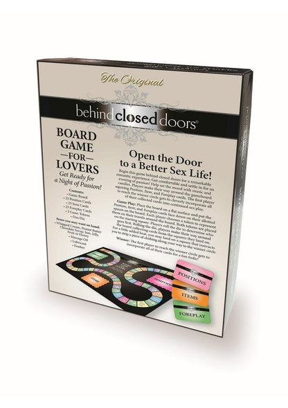 Behind Closed Doors A Board Game For Lovers