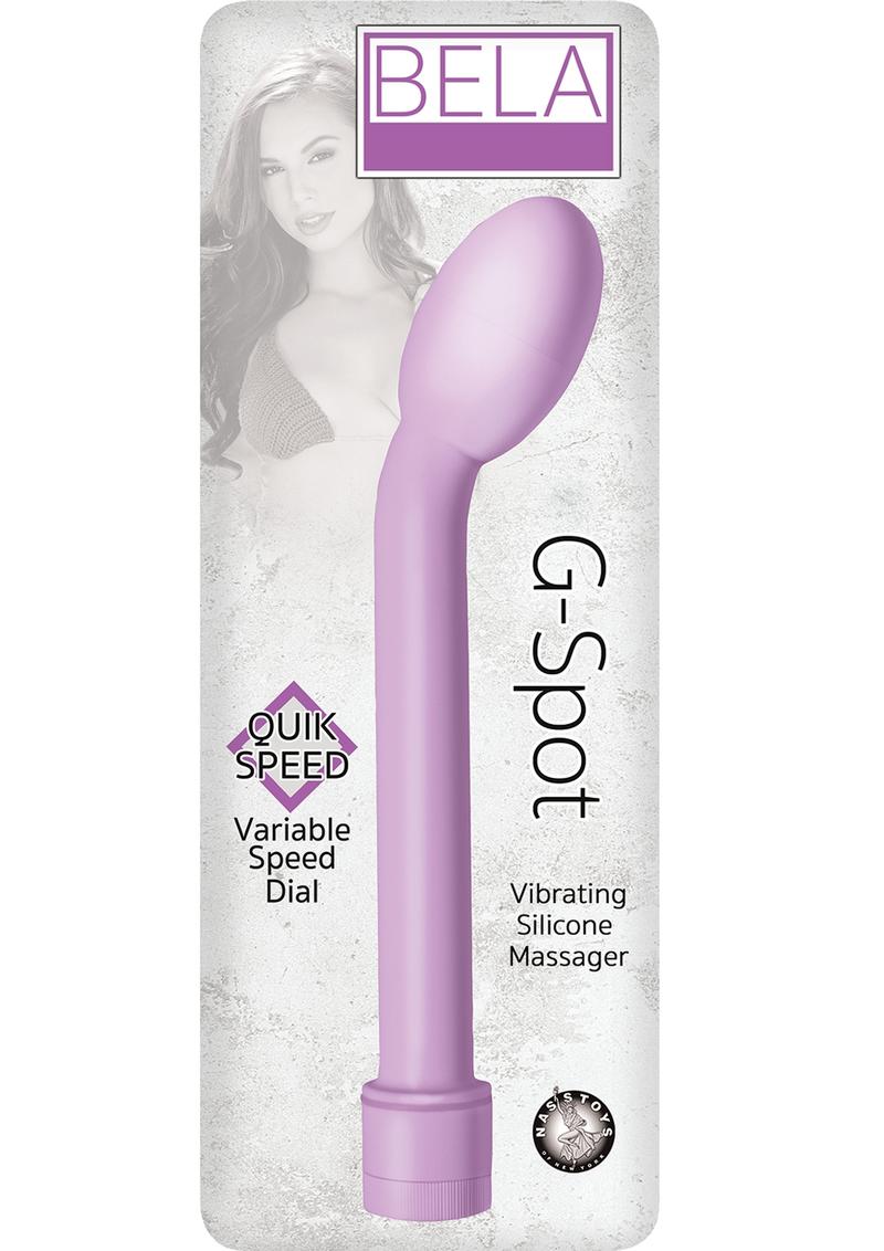 Bela G-Spot Silicone Massager Vibrator - Lavender/Purple