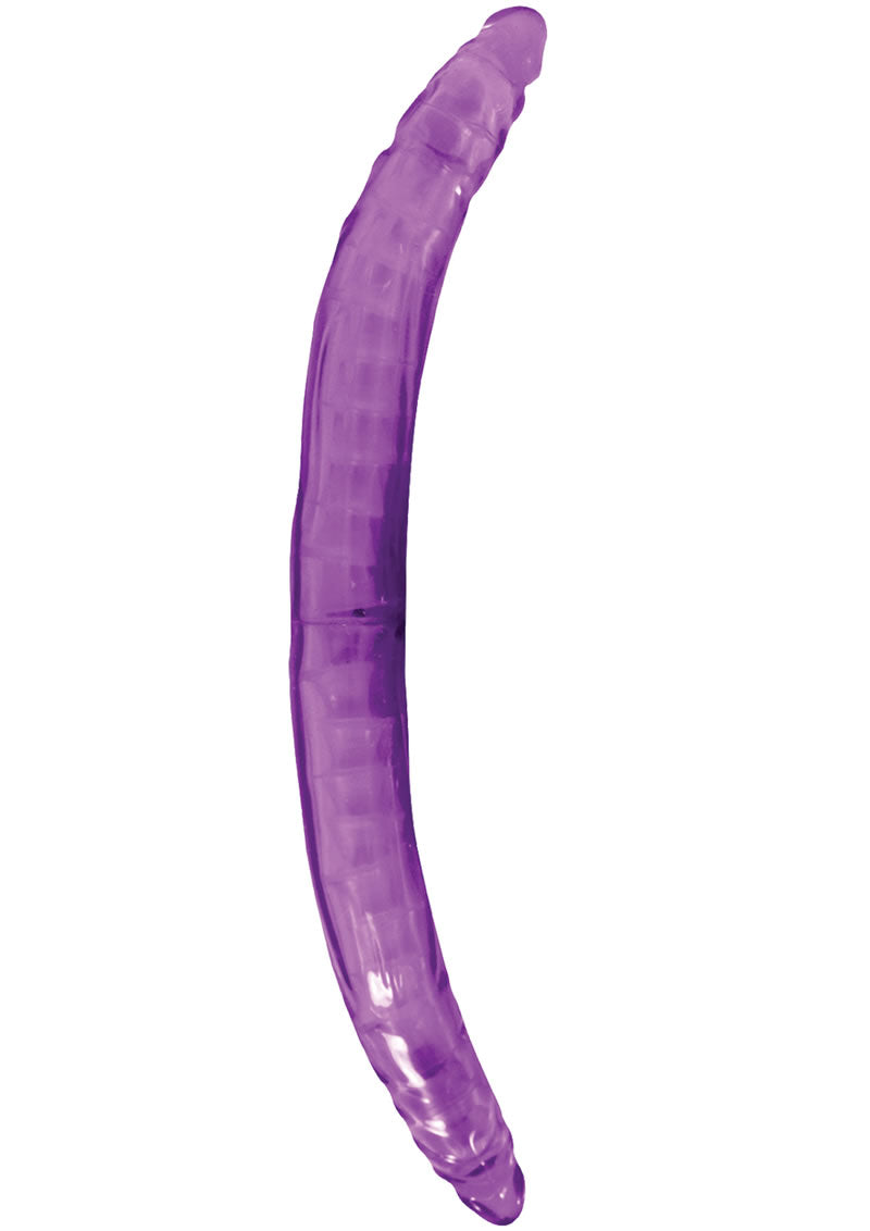 Bendable Double Dildo Vibrating Dildo - Lavender/Purple