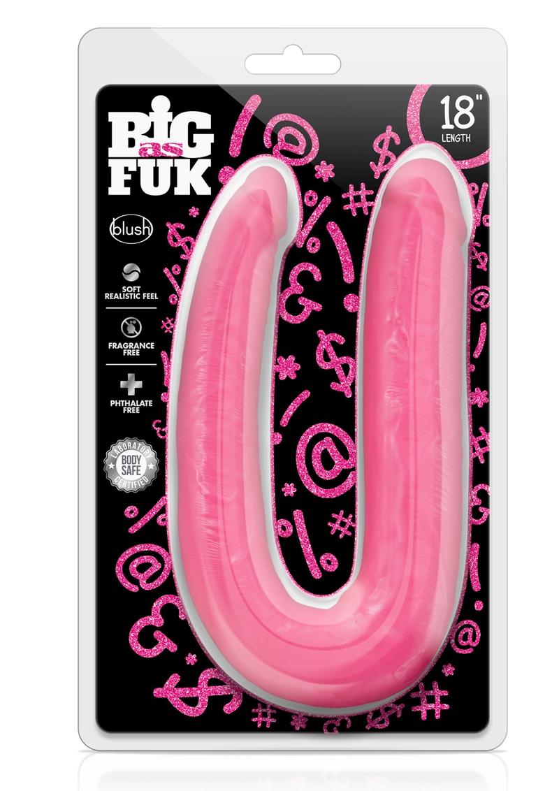 Big As Fuk Double Headed Dildo with Suction Cup