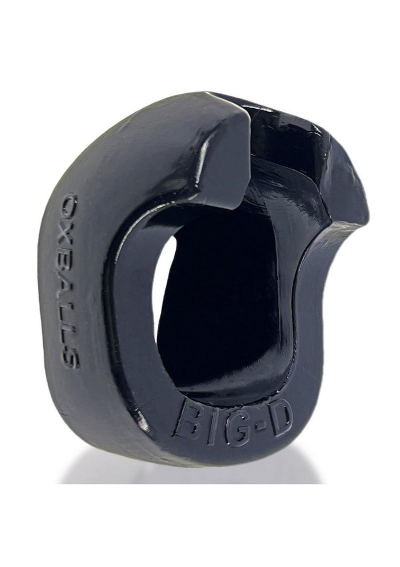 Big-D Shaft Grip Cock Ring - Black