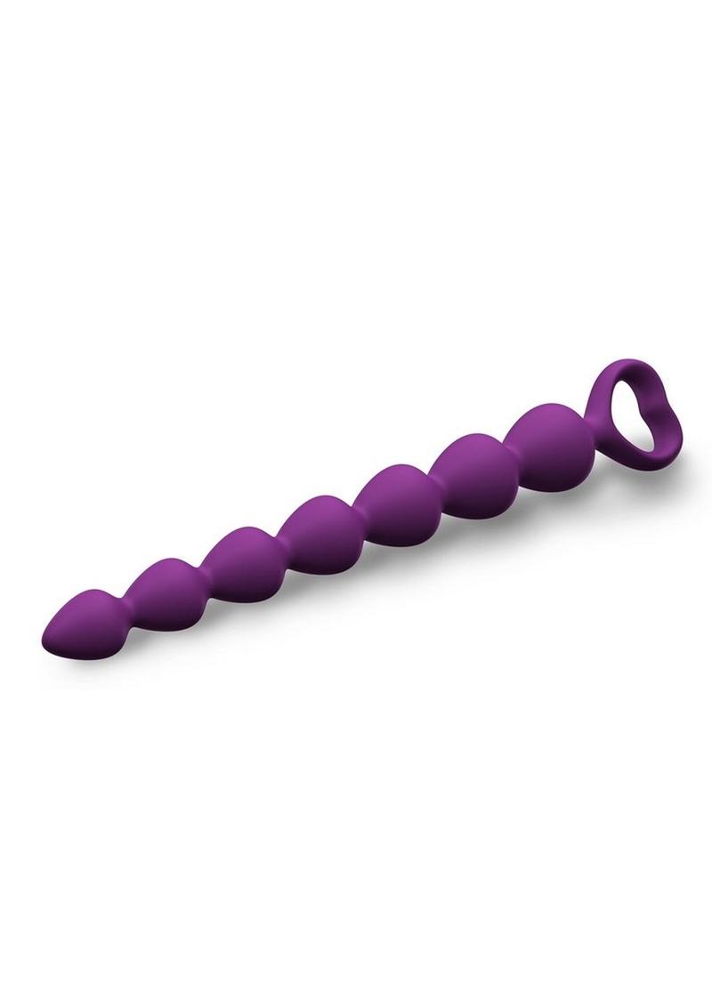 Bing Bang Silicone Anal Beads - Purple/Purple Rain - Small