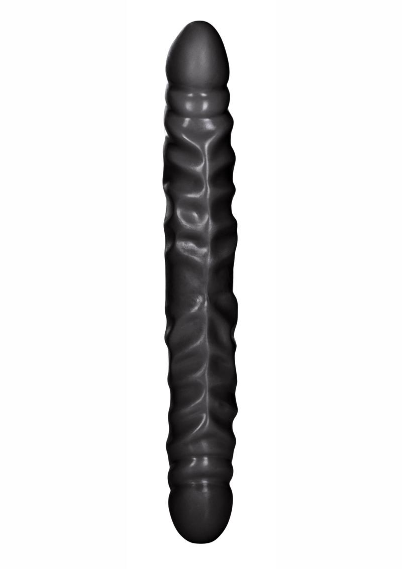 Black Jack Veined Double Dildo