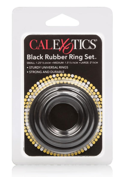 Black Rubber Cock Rings