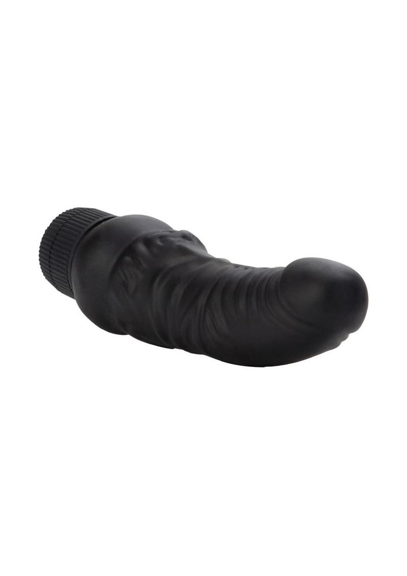 Black Velvet Realistic Vibrator - Black