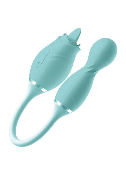 Blaze Exciter Rechargeable Silicone Dual Stimulating Vibrator