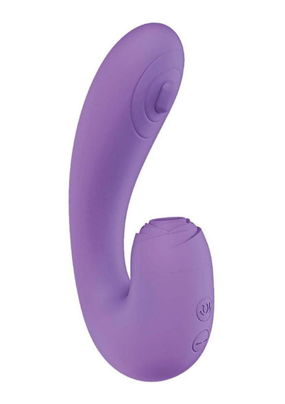 Blaze Suction Thumper Rechargeable Silicone Vibrator Clitoral Stimulator