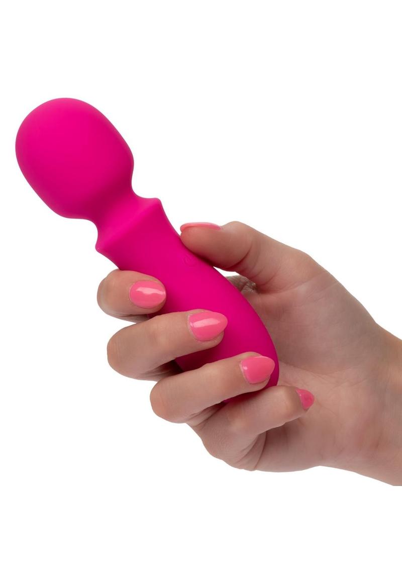 Bliss Liquid Silicone Rechargeable Mini Wand - Pink