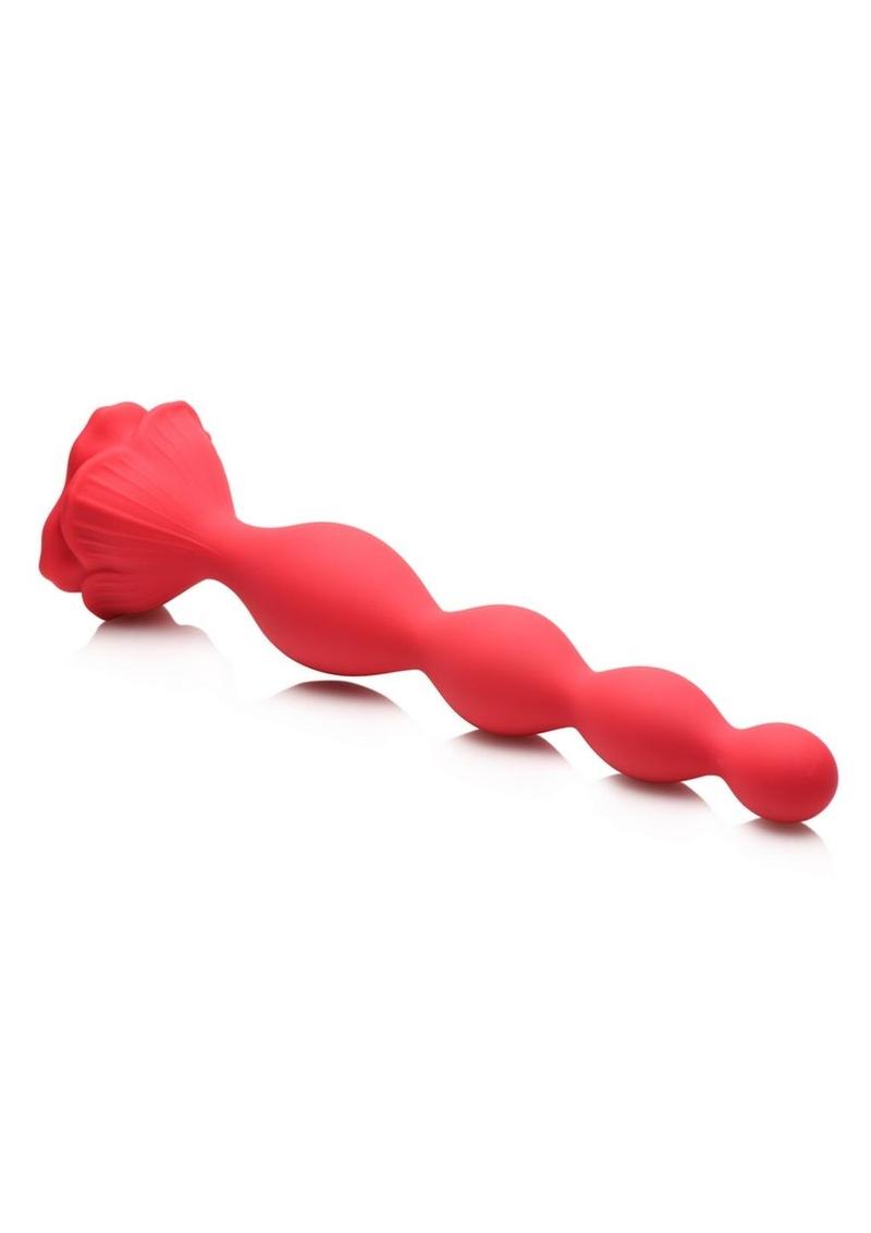 Bloomgasm Beaded Bloom 9x Rechargeable Silicone Beaded Rose Anal Vibrator