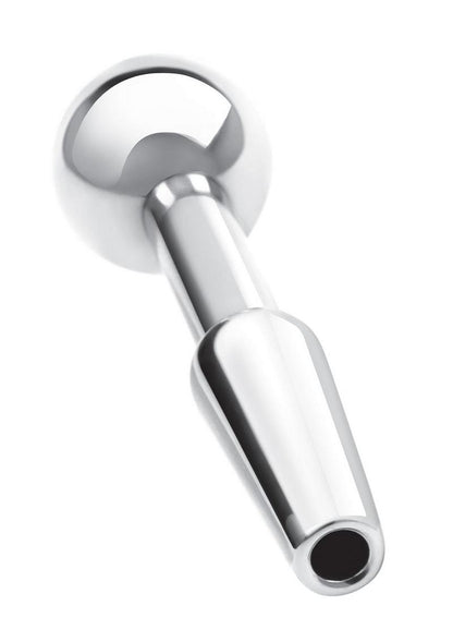 Blue Line Peephole Penis Plug - Stainless