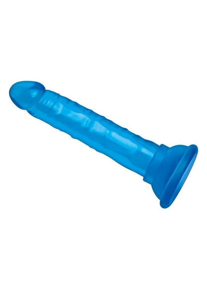 Blue Line Suction Cup Anal Dildo