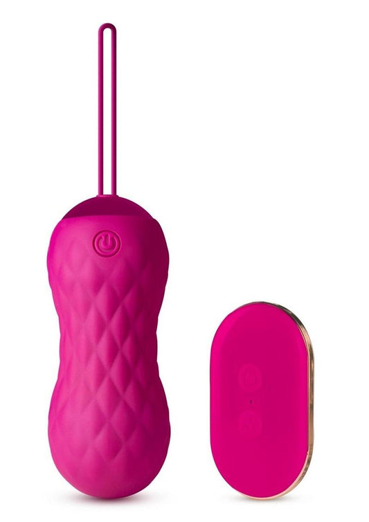 Lush Carina Rechargeable Silicone Vibrating Egg - Velvet - Fuchsia/Purple