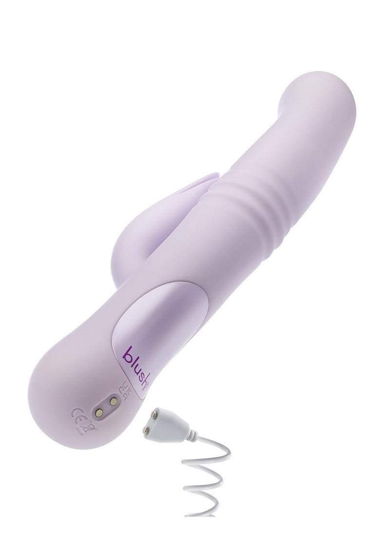 Blush Rylee Rechargeable Silicone Rabbit Vibrator - Lavender